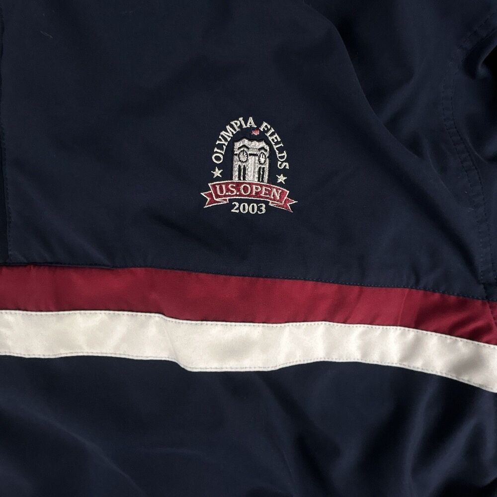 VTG Ashworth US Open Jacket Women’s XXL Windbreaker 2003 Olympia Fields IL - Picture 2 of 11